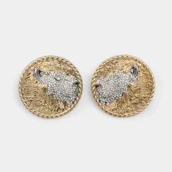 Earrings^ALDO Lionesse Gold/clear multi