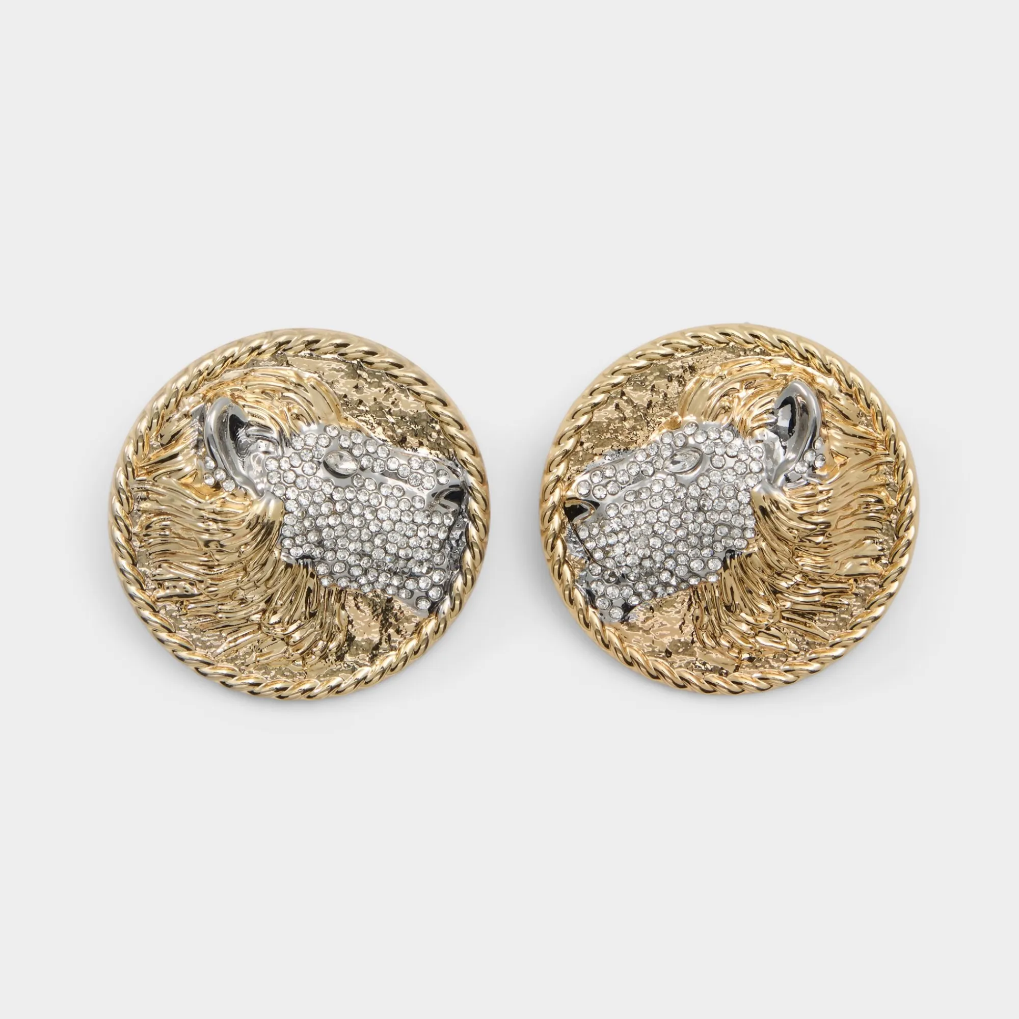 Earrings^ALDO Lionesse Gold/clear multi
