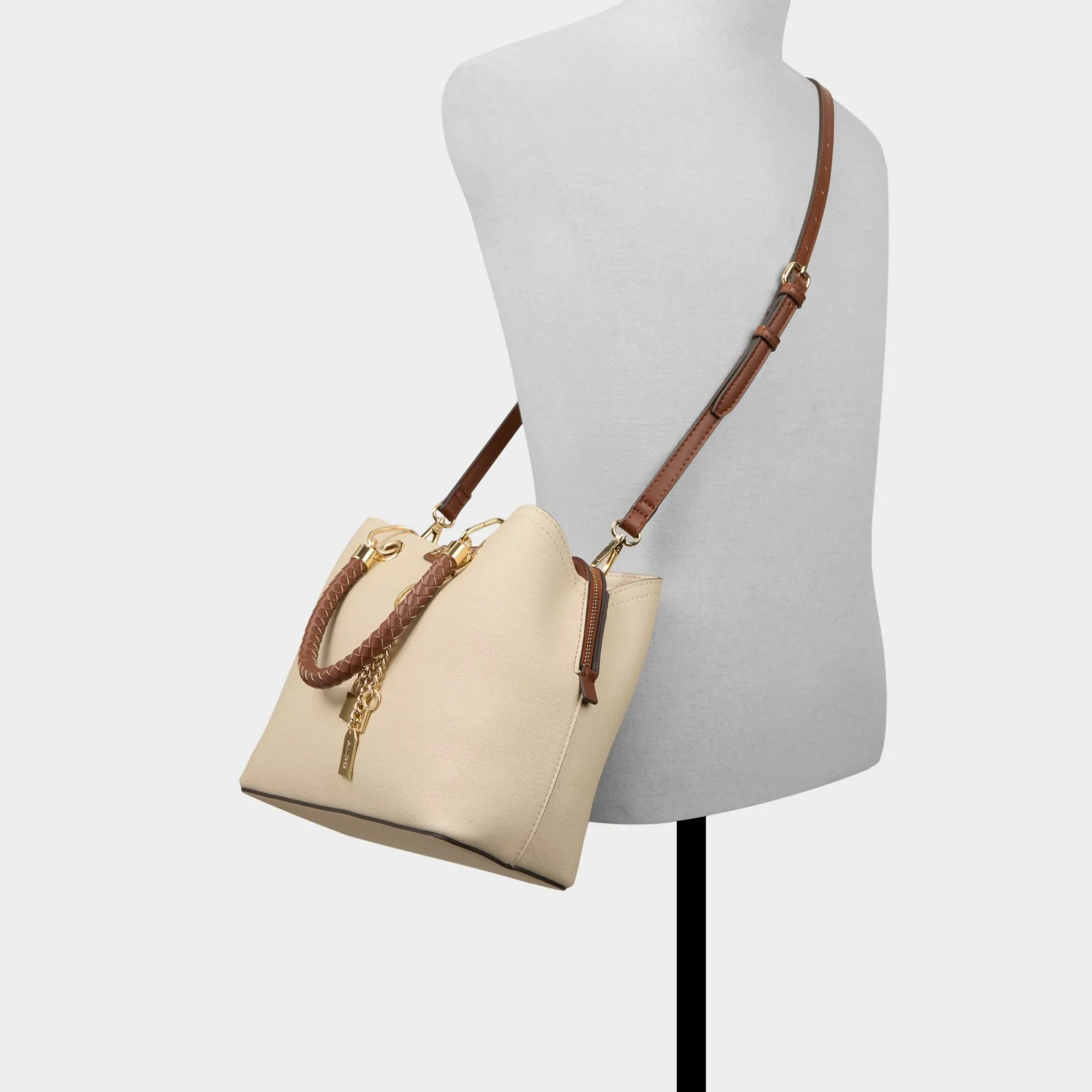 Bags|Tote & Satchel Bags^ALDO Lothycann Tan combo