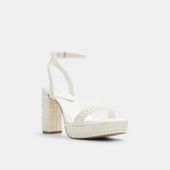 Platform Heels|Block Heels^ALDO Lulu White