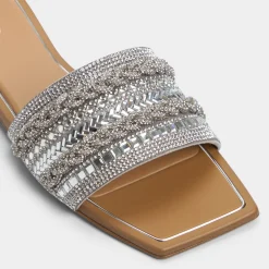 Flat Sandals^ALDO Navalia Silver