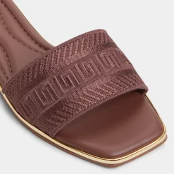 Flat Sandals^ALDO Oceania Medium Brown