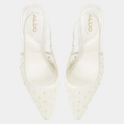 Slingbacks|Pumps^ALDO Pearlescent Other White