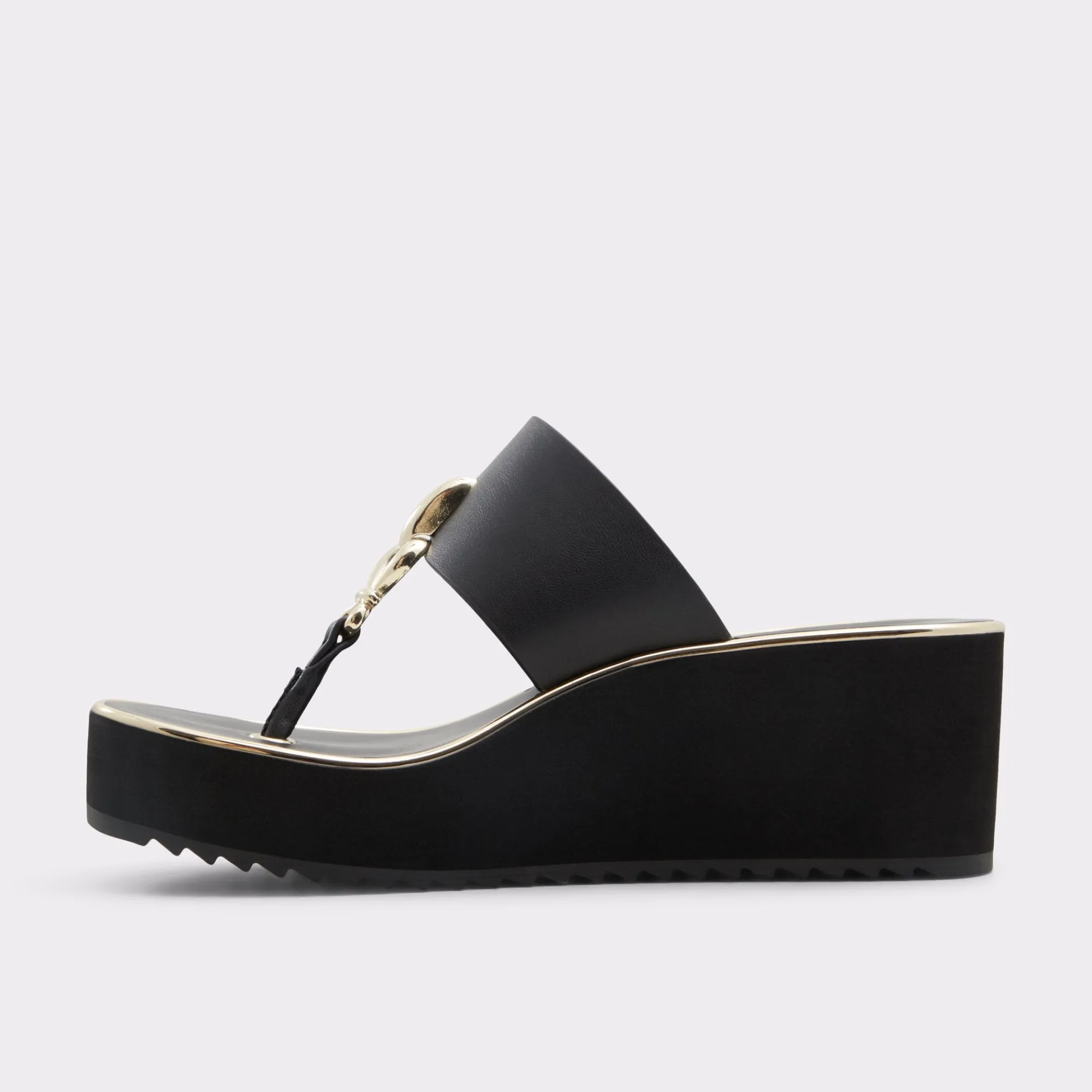 Wedge Sandals|Platform Heels^ALDO Penelopy Black