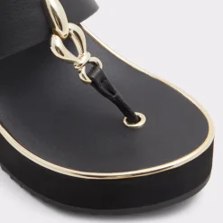 Wedge Sandals|Platform Heels^ALDO Penelopy Black