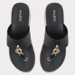 Wedge Sandals|Platform Heels^ALDO Penelopy Black