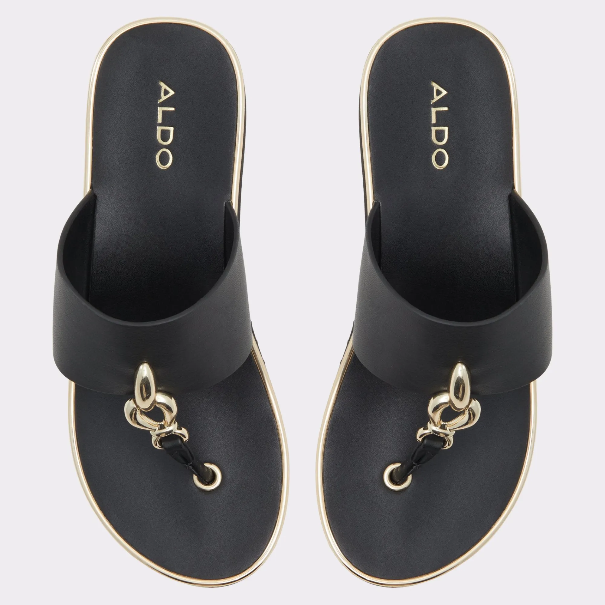 Wedge Sandals|Platform Heels^ALDO Penelopy Black