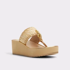 Wedge Sandals|Platform Heels^ALDO Penelopy Natural