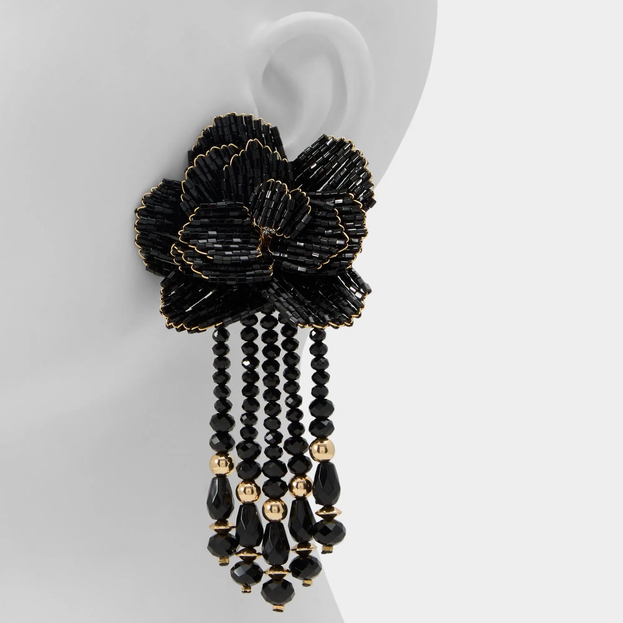 Accessories|Earrings^ALDO Petalia Black/gold multi