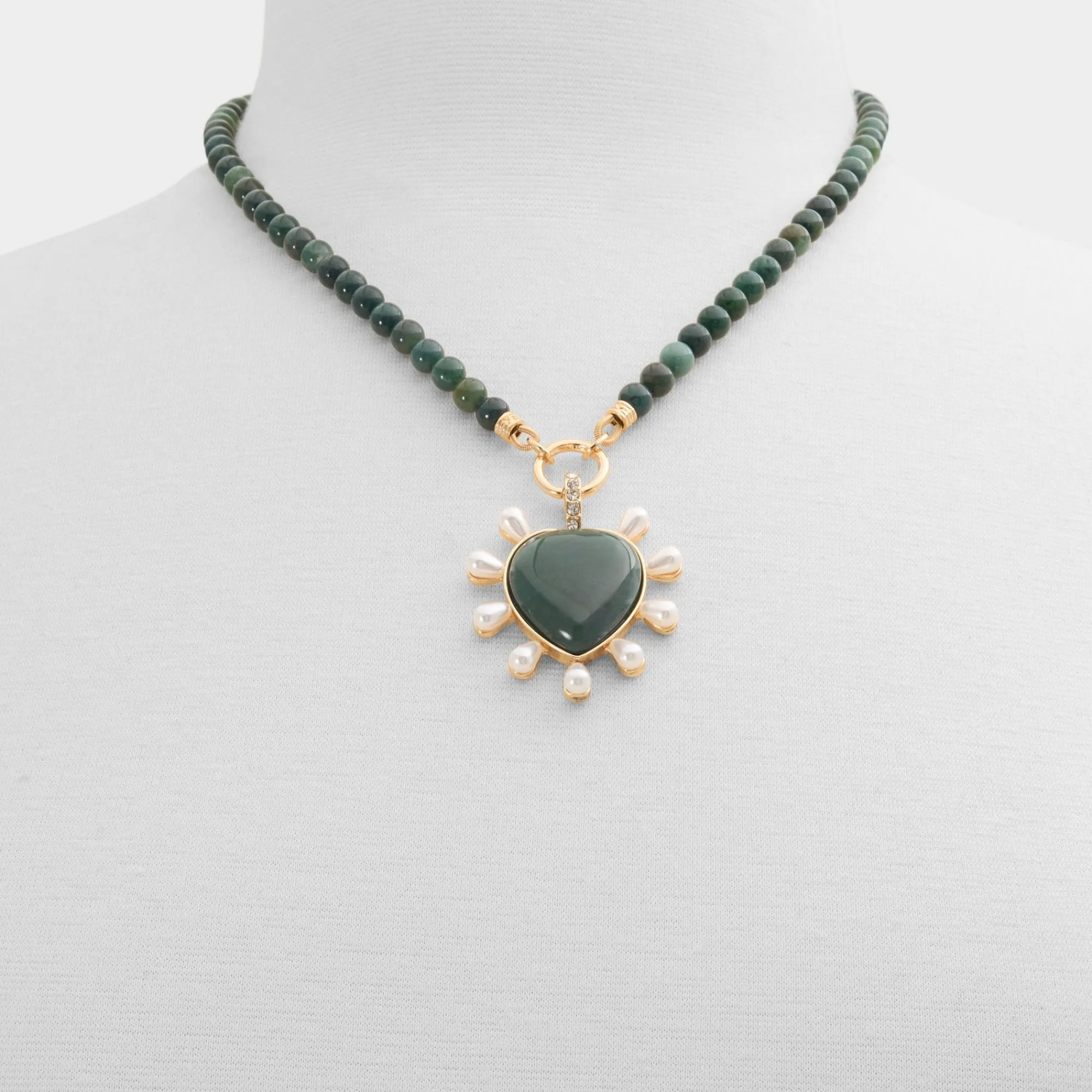 Accessories|Necklaces^ALDO Preciousheart Dark green