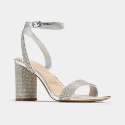 Block Heels^ALDO Rhiannon Silver
