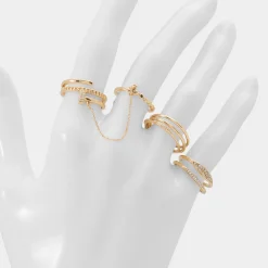 Accessories|Water Resistant Jewelry^ALDO Ringsies Gold/clear multi
