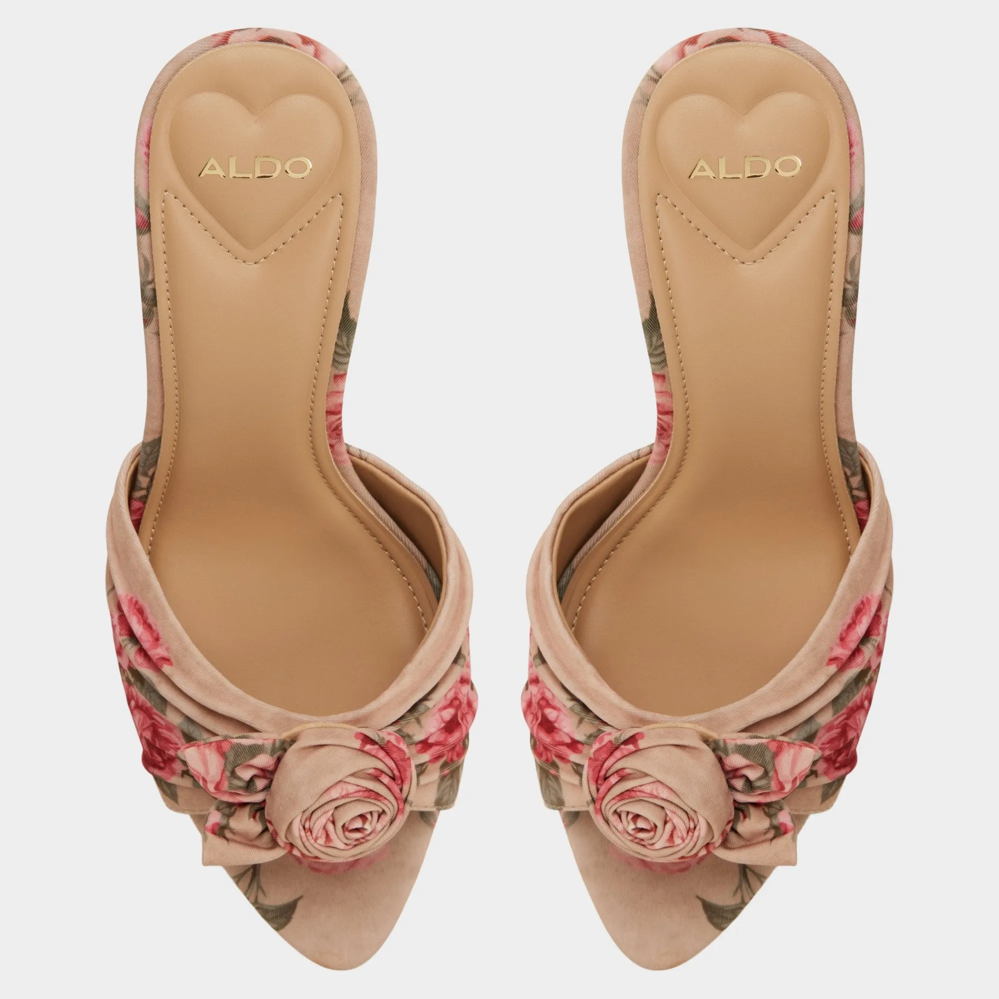 Mules^ALDO Rosalina Beige combo