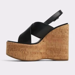 Platform Heels^ALDO Sandcastle Black