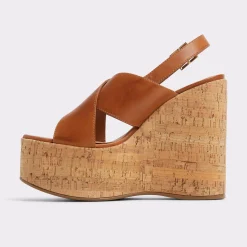 Platform Heels^ALDO Sandcastle Light Brown