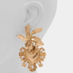 Accessories|Earrings^ALDO Scarllett Gold/clear multi