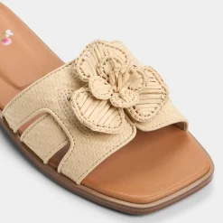 Flat Sandals^ALDO Seaflower Light Beige