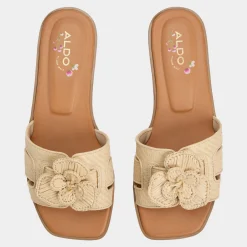 Flat Sandals^ALDO Seaflower Light Beige