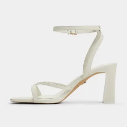 Block Heels^ALDO Stellare White/bone