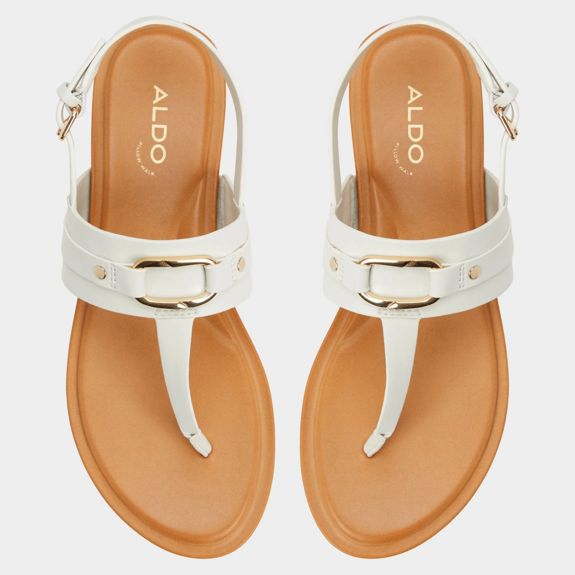 Flat Sandals^ALDO Taylen White/Bone