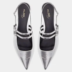 Block Heels^ALDO Tossa Silver