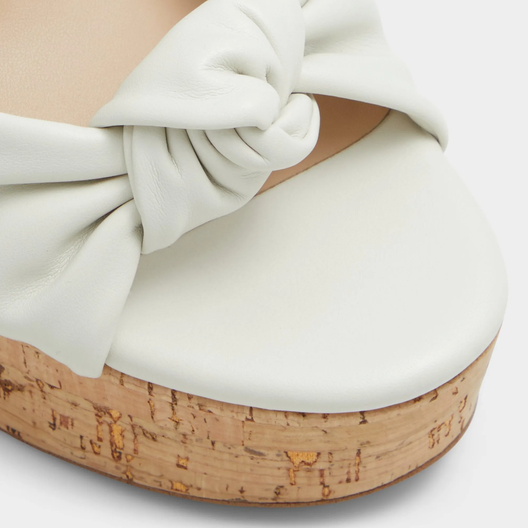 Platform Heels^ALDO Ulialdan White/Bone