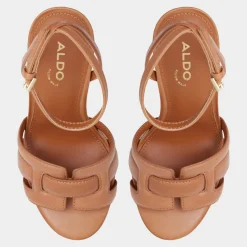 Platform Heels^ALDO Valaberel Medium brown