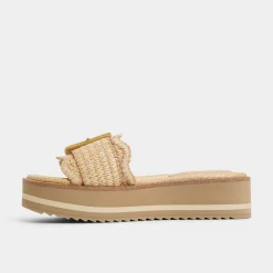 Platform Heels^ALDO Wavynelly Light beige