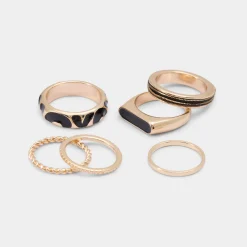 Water Resistant Jewelry|Rings^ALDO Wildora Black/gold multi