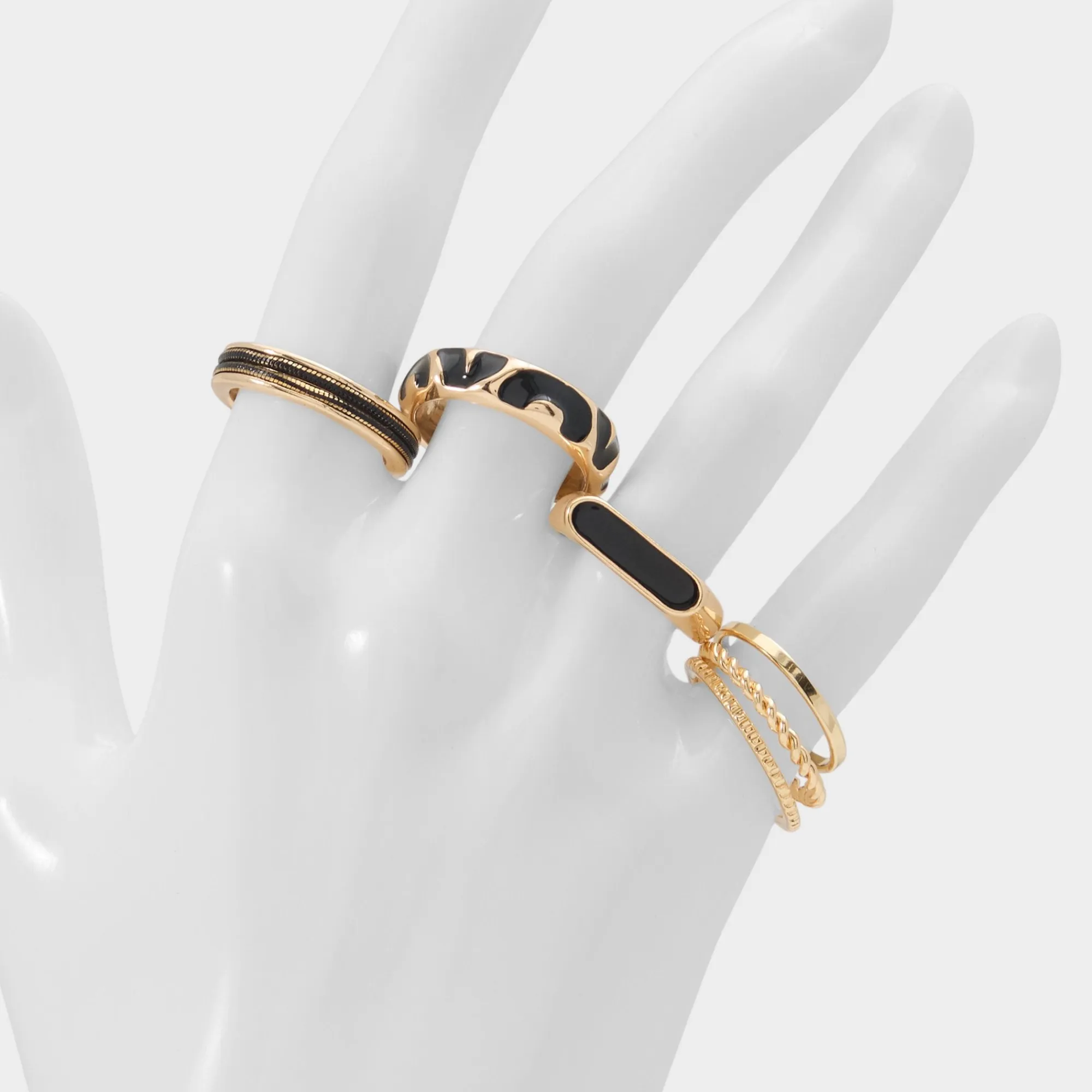 Water Resistant Jewelry|Rings^ALDO Wildora Black/gold multi