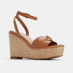 Wedge Sandals^ALDO Ybylin Medium Brown