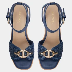 Wedge Sandals|Platform Heels^ALDO Ybylin Navy